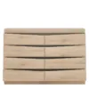 KENSINGTON 4+4 Wide Chest of Drawers in Oak - Image 8