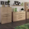 KENSINGTON 4+4 Wide Chest of Drawers in Oak - Image 6