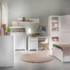NOVI 2 Doors Cabinet in Alpine White - Image 2