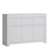NOVI 3 Doors 3 Drawers Cabinet in Alpine White