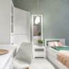 NOVI 1 Drawer Bedside Table in Alpine White - Image 2
