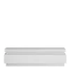 LYON 2 Drawers TV Cabinet (Including LED Lighting) in White and High Gloss - Image 3
