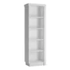 LYON Bookcase (LH) in White and High Gloss
