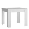 LYON Small Extending Dining Table 90/180cm in White and High Gloss