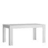 LYON Large Extending Dining Table 160/200cm in White and High Gloss
