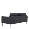 LARVIK 2.5 Seater Sofa - Anthracite with Black Legs - Image 6