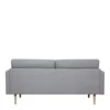 LARVIK 2.5 Seater Sofa - Grey with Oak Legs - Image 5