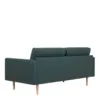 LARVIK 2.5 Seater Sofa - Dark Green with Oak Legs - Image 6