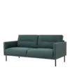 LARVIK 2.5 Seater Sofa - Dark Green with Black Legs - Image 7