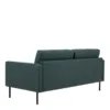 LARVIK 2.5 Seater Sofa - Dark Green with Black Legs - Image 6