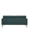 LARVIK 2.5 Seater Sofa - Dark Green with Black Legs - Image 5