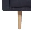 LARVIK 3 Seater Sofa in Anthracite with Oak Legs - Image 3