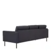 LARVIK 3 Seater Sofa in Anthracite with Black Legs - Image 6