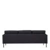 LARVIK 3 Seater Sofa in Anthracite with Black Legs - Image 5