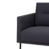 LARVIK 3 Seater Sofa in Anthracite with Black Legs - Image 4