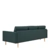 LARVIK 3 Seater Sofa in Dark Green with Oak Legs - Image 6