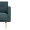 LARVIK 3 Seater Sofa in Dark Green with Oak Legs - Image 4
