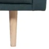 LARVIK 3 Seater Sofa in Dark Green with Oak Legs - Image 3
