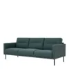 LARVIK 3 Seater Sofa in Dark Green with Black Legs - Image 7