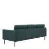 LARVIK 3 Seater Sofa in Dark Green with Black Legs - Image 6