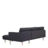 LARVIK Chaiselongue Sofa (RH) in Anthracite with Oak Legs - Image 6