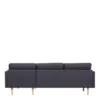 LARVIK Chaiselongue Sofa (RH) in Anthracite with Oak Legs - Image 5