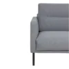 LARVIK Chaiselongue Sofa (RH) in Grey with Black Legs - Image 4