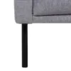 LARVIK Chaiselongue Sofa (RH) in Grey with Black Legs - Image 3