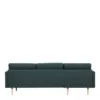 LARVIK Chaiselongue Sofa (LH) in Dark Green with Oak Legs - Image 5