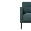 LARVIK Chaiselongue Sofa (LH) in Dark Green with Black Legs - Image 4