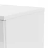 NAIA Wardrobe with 2 Doors 1 Drawer in White High Gloss - Image 5