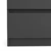 NAIA Chest of 6 Drawers (3+3) in Black Matt - Image 6