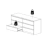 NAIA Chest of 6 Drawers (3+3) in Black Matt - Image 3