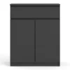 NAIA Sideboard 1 drawer 2 Doors in Black Matt - Image 14