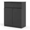 NAIA Sideboard 1 drawer 2 Doors in Black Matt - Image 13