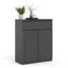 NAIA Sideboard 1 drawer 2 Doors in Black Matt - Image 9