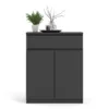 NAIA Sideboard 1 drawer 2 Doors in Black Matt - Image 8