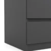 NAIA Chest of 3 Drawers in Black Matt - Image 6