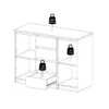 NAIA Sideboard 4 Drawers 2 Doors in Black Matt - Image 3