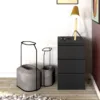 NAIA Bedside 3 Drawers in Black Matt - Image 11