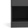 NAIA Bedside 1 Drawer 1 Shelf in Black Matt - Image 6