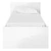 NAIA Single Bed 3ft (90x190cm) in White High Gloss - Image 6