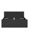 NAIA Double Bed 4ft6 (140x190cm) in Black Matt - Image 5