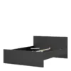 NAIA Double Bed 4ft6 (140x190cm) in Black Matt - Image 6