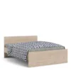 NAIA Double Bed 4ft6 (140x190cm) in Jackson Hickory Oak