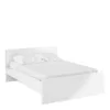 NAIA Double Bed 4ft6 (140x190cm) in White High Gloss