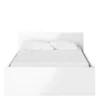 NAIA Double Bed 4ft6 (140x190cm) in White High Gloss - Image 7