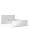 NAIA Double Bed 4ft6 (140x190cm) in White High Gloss - Image 6