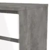 NAIA Chest of 5 Drawers in Concrete and White High Gloss - Image 4