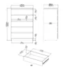 NAIA Chest of 5 Drawers in Jackson Hickory Oak - Image 4